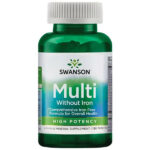 Swanson Multi Without Iron (130 Tablets) Complete Multivitamin Formula